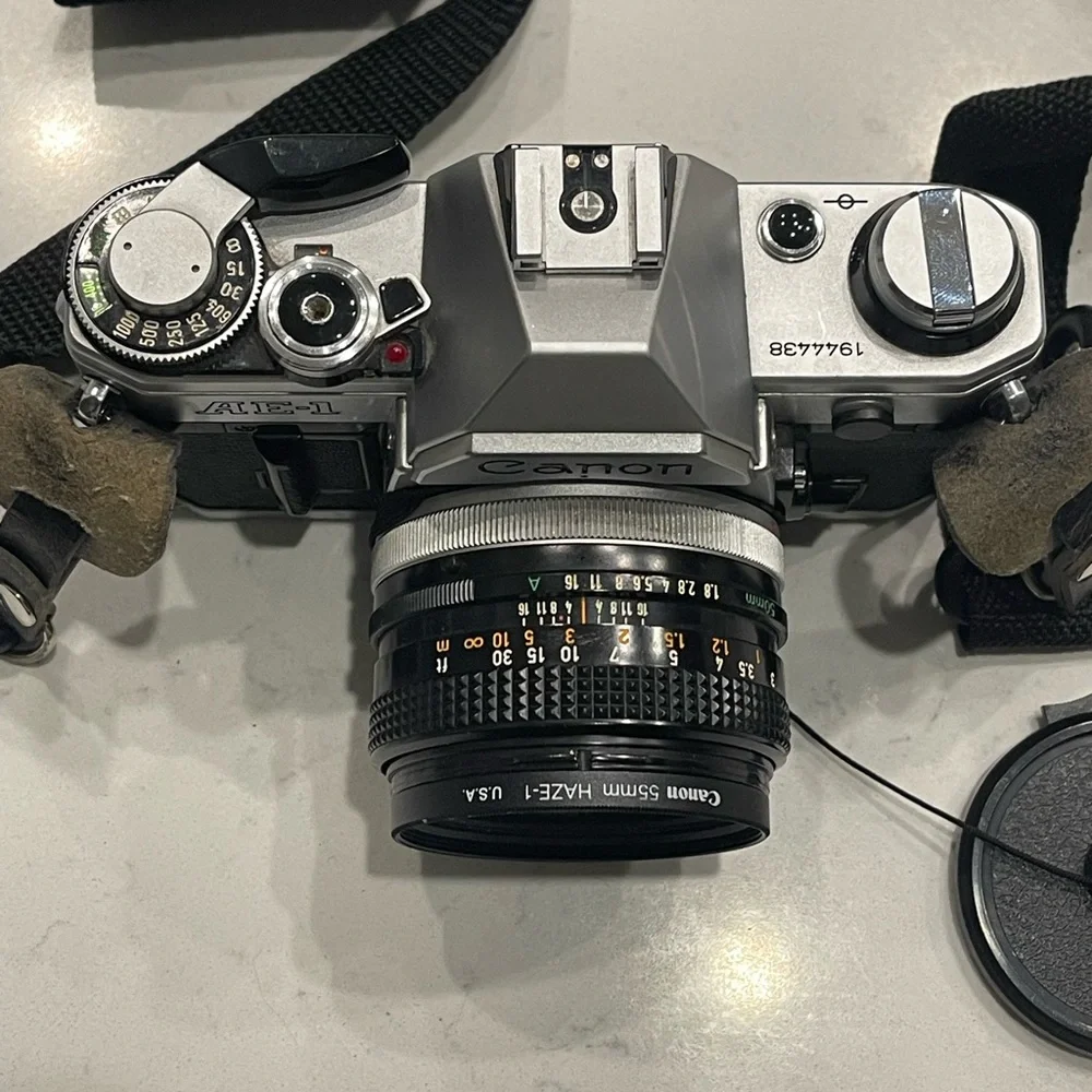 Canon AE-1 Program Black / Lens FD 50mm f/1.4 Excellent+5 SLR From Japan